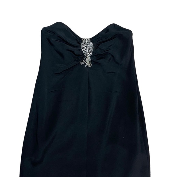 Vintage 80’s Glamorous Maggy Reeves Black Strapless Formal Dress - Picture 2 of 9